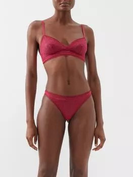 Бюстгальтер douce с мягкой чашкой из цветочного кружева Eres, розовый