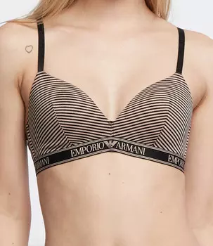 Бюстгальтер Emporio Armani, черный
