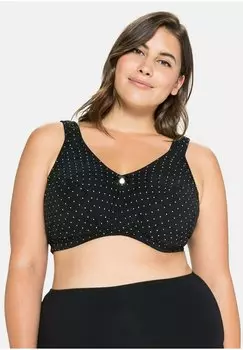 Бюстгальтер ENTLASTUNGS Sheego, черный