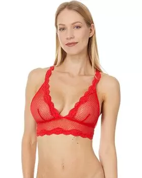 Бюстгальтер Free People Midweek Longline Bra, цвет Fiery Red
