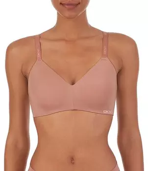 Бюстгальтер-футболка без косточек DKNY Active Comfort, розовый