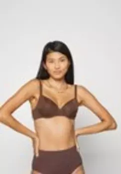 Бюстгальтер-футболка BODY FLEXI BRA Marks & Spencer, темно-коричневый