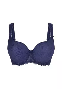 Бюстгальтер-футболка – большие размеры DAILY LINGADORE, цвет Blue Ribbon Jacquard