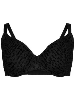 Бюстгальтер-футболка Devoted by Zizzi, черный