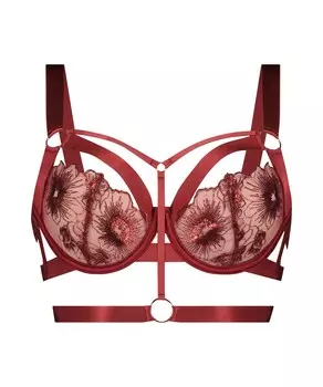 Бюстгальтер-футболка Hunkemller Oxana, красный