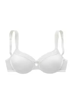 Бюстгальтер-футболка LASCANA, белый