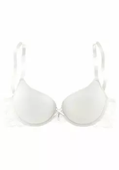 Бюстгальтер-футболка Lascana, крем