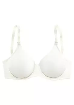 Бюстгальтер-футболка LASCANA, кремовый