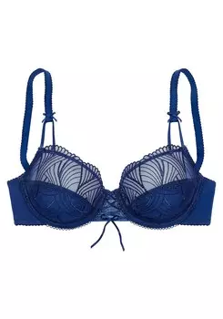 Бюстгальтер-футболка LASCANA, морской синий