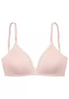 Бюстгальтер-футболка LASCANA, пудра