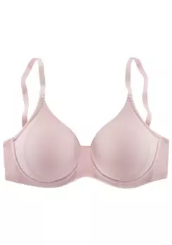 Бюстгальтер-футболка Lascana, розовый