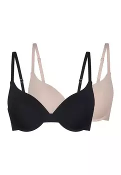 Бюстгальтер-футболка LingaDore, цвет Beige/Black