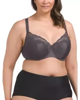 Бюстгальтер-футболка Мэрилин для полной фигуры Chantelle, цвет Carbon