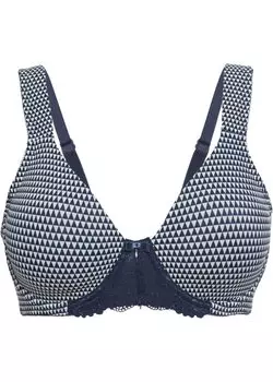 Бюстгальтер-футболка minimizer на косточках из переработанного полиамида Bpc Selection, синий