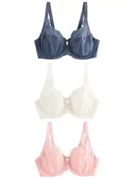 Бюстгальтер-футболка Next, цвет marine blue/Rose/White