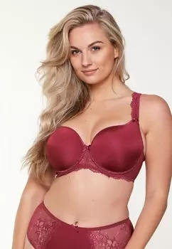 Бюстгальтер-футболка PLUS UNI-FIT LingaDore, Бордо