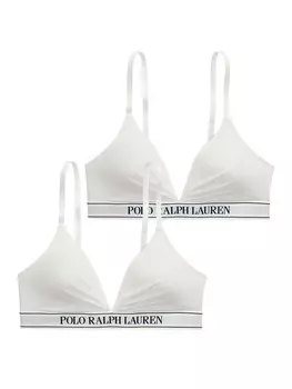 Бюстгальтер-футболка Polo Ralph Lauren Essentials, белый