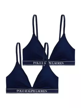 Бюстгальтер-футболка Polo Ralph Lauren Polo Essentials, темно-синий