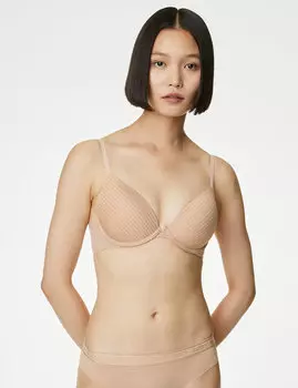 Бюстгальтер-футболка с глубоким вырезом Body Define Marks & Spencer