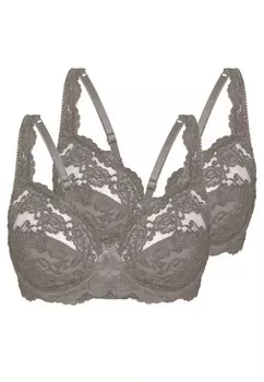 Бюстгальтер-футболка Sassa CLASSIC LACE, коричневый/капучино