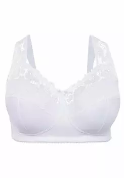 Бюстгальтер-футболка Sheego, белый