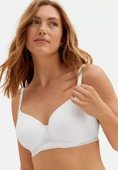 Бюстгальтер-футболка SOFT WIRED FULL CUP Marks & Spencer, цвет white