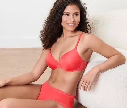 Бюстгальтер-футболка Tchibo, красный