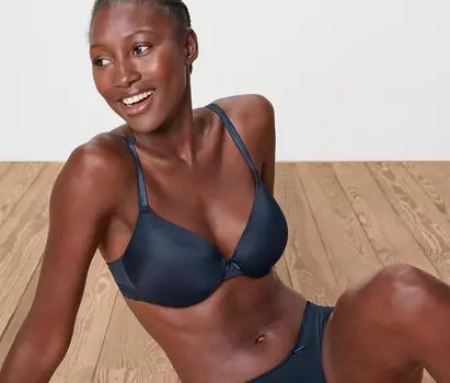 Бюстгальтер-футболка Tchibo, темно-синий