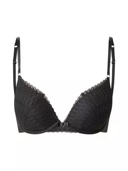 Бюстгальтер-футболка TRIUMPH Modern Lace+Cotton, черный