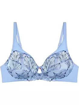 Бюстгальтер-футболка TRIUMPH Wild Iris Florale, светло-синий