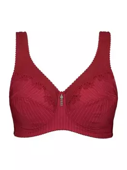 Бюстгальтер-футболка Ulla Popken Kelly, карминно-красный