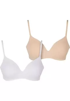 Бюстгальтер-футболка Urban Classics, цвет Nude/White