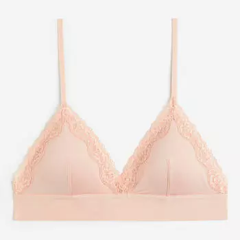 Бюстгальтер H&amp;M Soft Knit, светло-бежевый