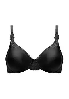 Бюстгальтер Hedona на косточках с формованной вышивкой и декоративным бантом Chantelle, черный