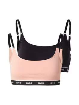 Бюстгальтер HUGO Bralette Bra, цвет light pink/black