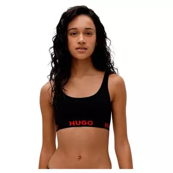 Бюстгальтер HUGO Sporty Logo, черный