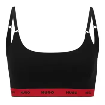 Бюстгальтер HUGO Stripe 50480158 2 units, черный