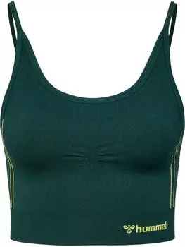 Бюстгальтер Hummel Sport Bh Hmlmt Zone Seamless Sports Bra, цвет DEEP TEAL/SULPHUR SPRING