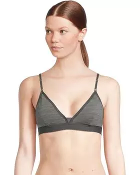 Бюстгальтер Icebreaker Merino 150 Siren Bra Inserts, цвет Gritstone Heather