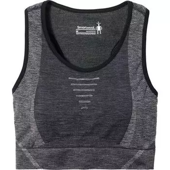 Бюстгальтер Intraknit Racerback женский Smartwool, цвет Black Heather