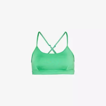 Бюстгальтер из эластичной ткани с круглым вырезом Airlift Intrigue Alo Yoga, цвет lettuce