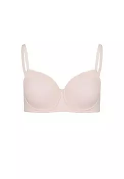 Бюстгальтер из хлопкового кружева с чашками HANRO, цвет Powder