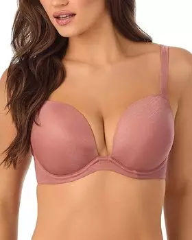 Бюстгальтер из мерцающей сетки Le Mystre, розовый