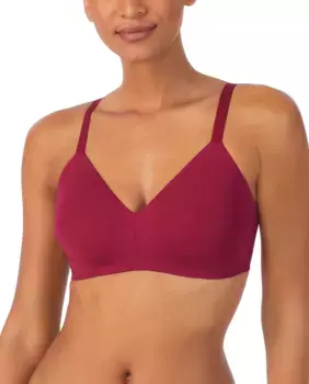 Бюстгальтер из микрофибры без косточек DKNY, красный