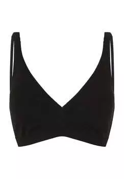 Бюстгальтер из органического хлопка без косточек однотонный Mey, черный