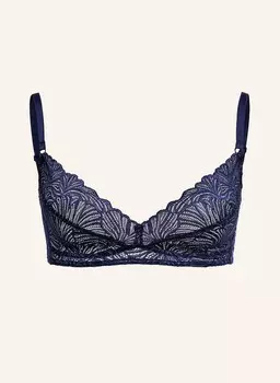 Бюстгальтер из струящегося кружева Erlich Textil, синий