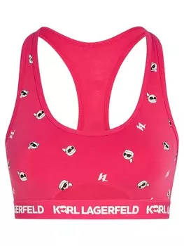 Бюстгальтер Karl Lagerfeld Bralette Bra, цвет Raspberry