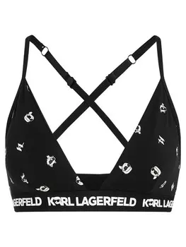 Бюстгальтер Karl Lagerfeld Triangle Bra, черный