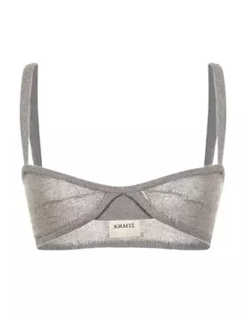 Бюстгальтер Khaite, серый