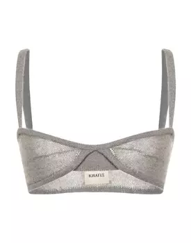 Бюстгальтер Khaite, серый